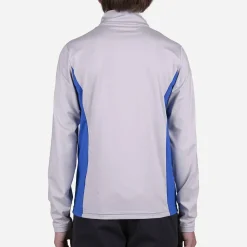 KJUS Boys' Gian Midlayer Half-Zip Bright Blue/Alloy Sale