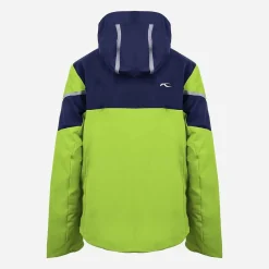 KJUS Boys' Speed Racer Jacket Stem Green/Atlanta Blue Online