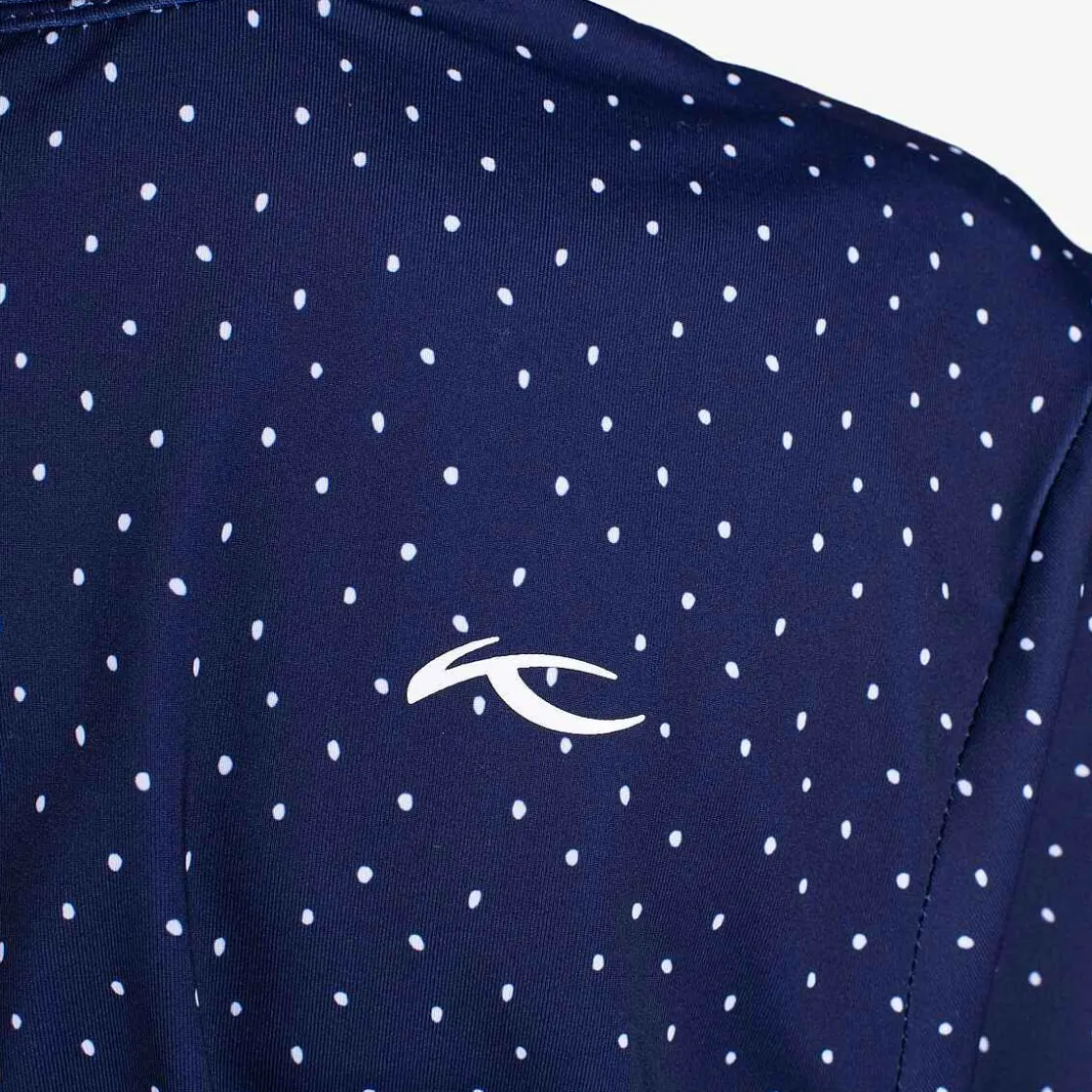 KJUS Girls' Printed Polo S/S Atlanta Blue/White Best Sale