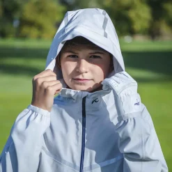 KJUS Juniors Rain Jacket Alloy Hot