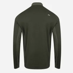 KJUS Men'S David Midlayer Half-Zip Dark Olive Best Sale