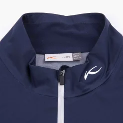 KJUS Men'S Dexter Ii 2.5L Half-Zip Atlanta Blue Melange/Atlanta Blue Online