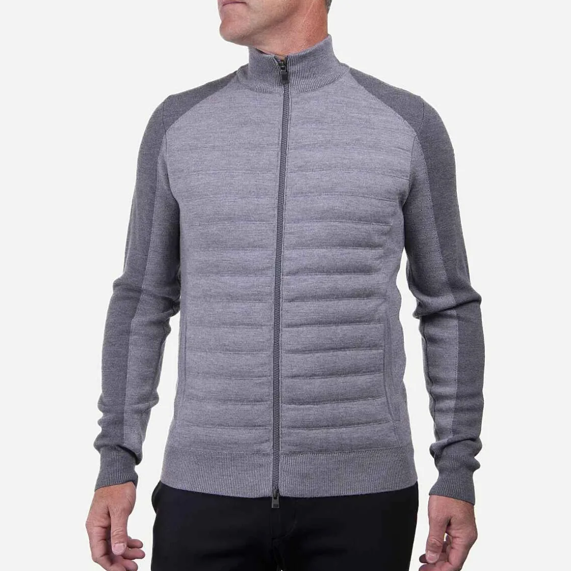 KJUS Men'S Ember Insulated Sweater Iron/Pewter Shop