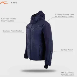 KJUS Men'S Formula Jacket Deep Space Hot