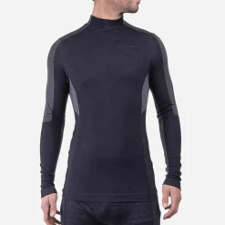 KJUS Men'S Freelite Baselayer L/S Deep Space/Steel Grey Clearance