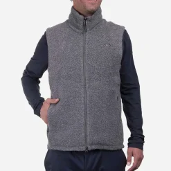 KJUS Men'S Glencoe Vest Steel Grey Melange Cheap