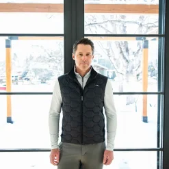 KJUS Men'S Insulated Sweater Vest Deep Space Hot