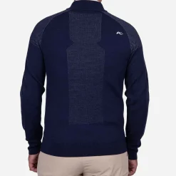 KJUS Men'S Kulm Half-Zip Atlanta Blue Melange Cheap
