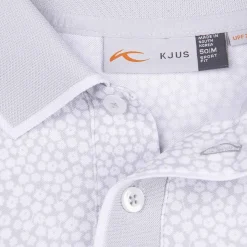 KJUS Men'S Lance Printed Polo S/S Alloy/White New