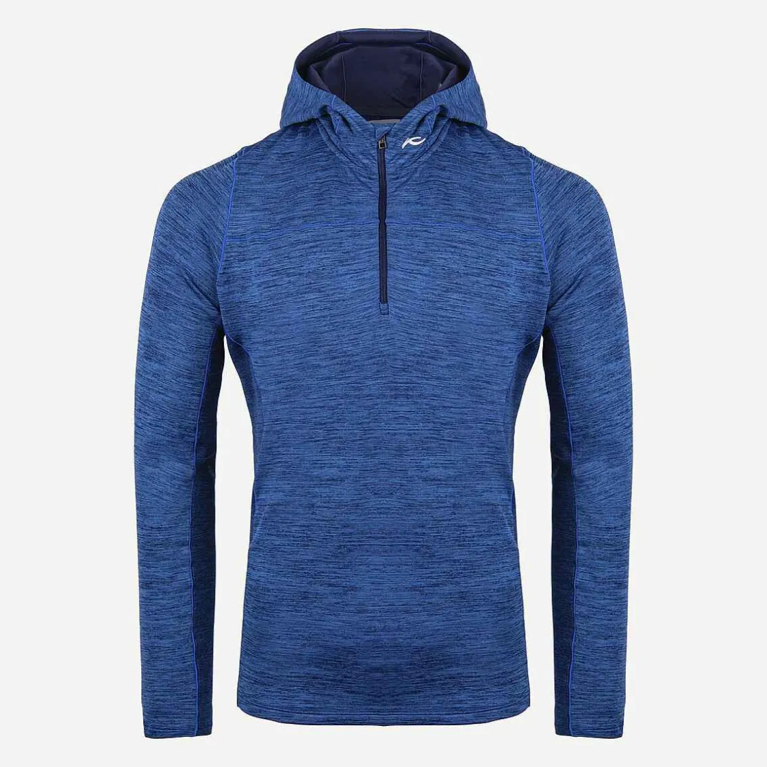 KJUS Men'S Liam Hooded Midlayer Half-Zip Bright Blue Online