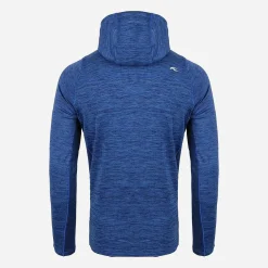 KJUS Men'S Liam Hooded Midlayer Half-Zip Bright Blue Online