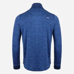 KJUS Men'S Liam Techwool Half-Zip Bright Blue Hot