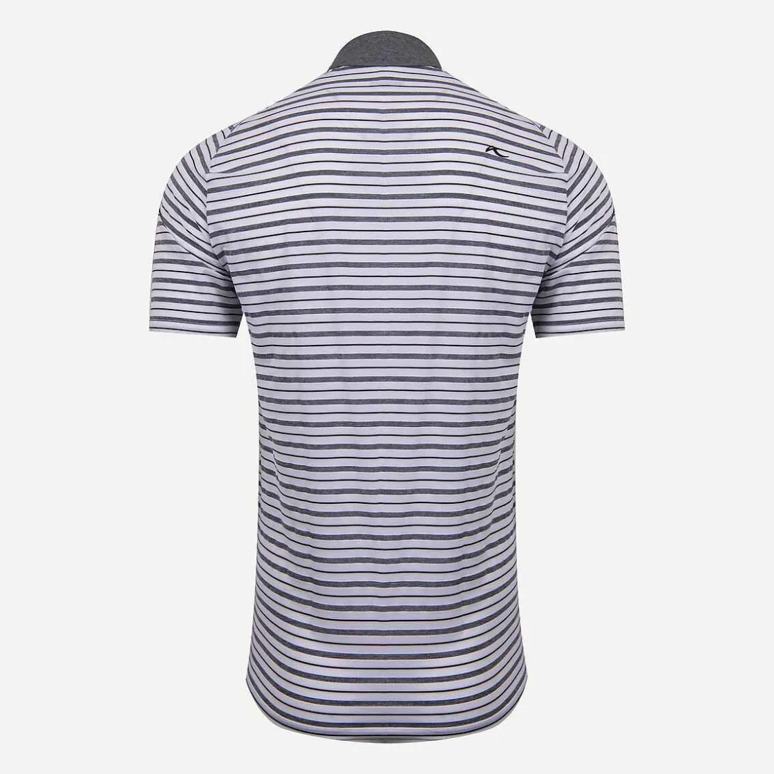 KJUS Men'S Luis Multi Stripe Polo S/S White/Metal Grey Best Sale