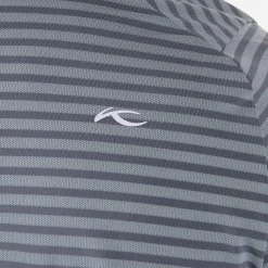 KJUS Men'S Luis Stripe Polo S/S Seaglass/Pewter Discount