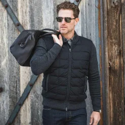 KJUS Men'S Rhys Insulation Jacket Black/Steel Grey Melange Online