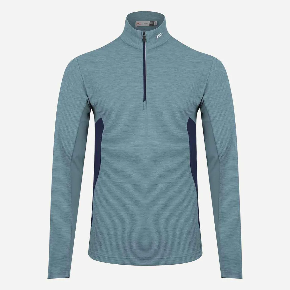 KJUS Men'S Roman Midlayer Half-Zip Cypress Blue Cheap