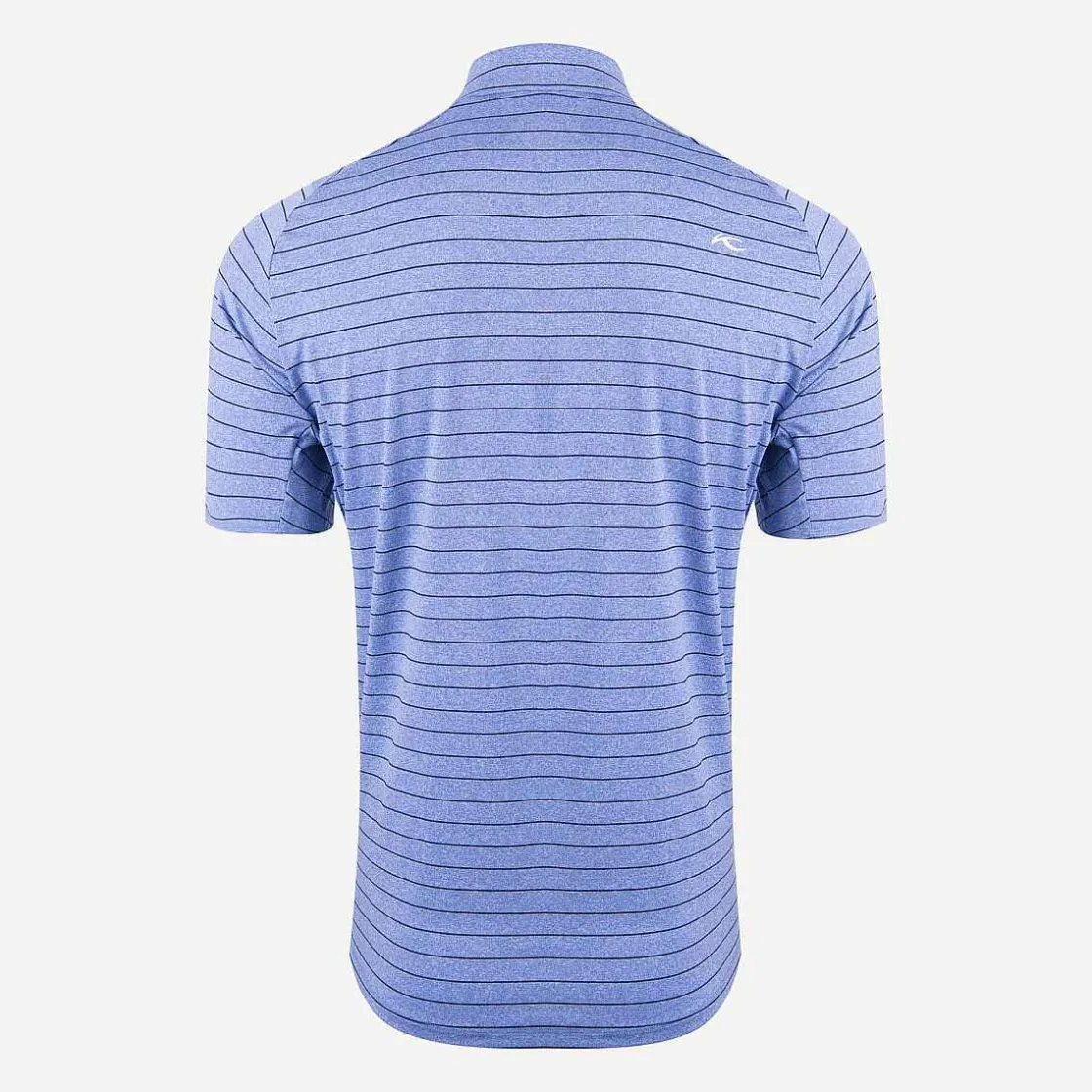 KJUS Men'S Soren Melange Stripe Polo S/S Bright Blue/Atlanta Blue Outlet
