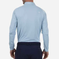 KJUS Men'S Soren Polo L/S (Solid) Coastline Outlet