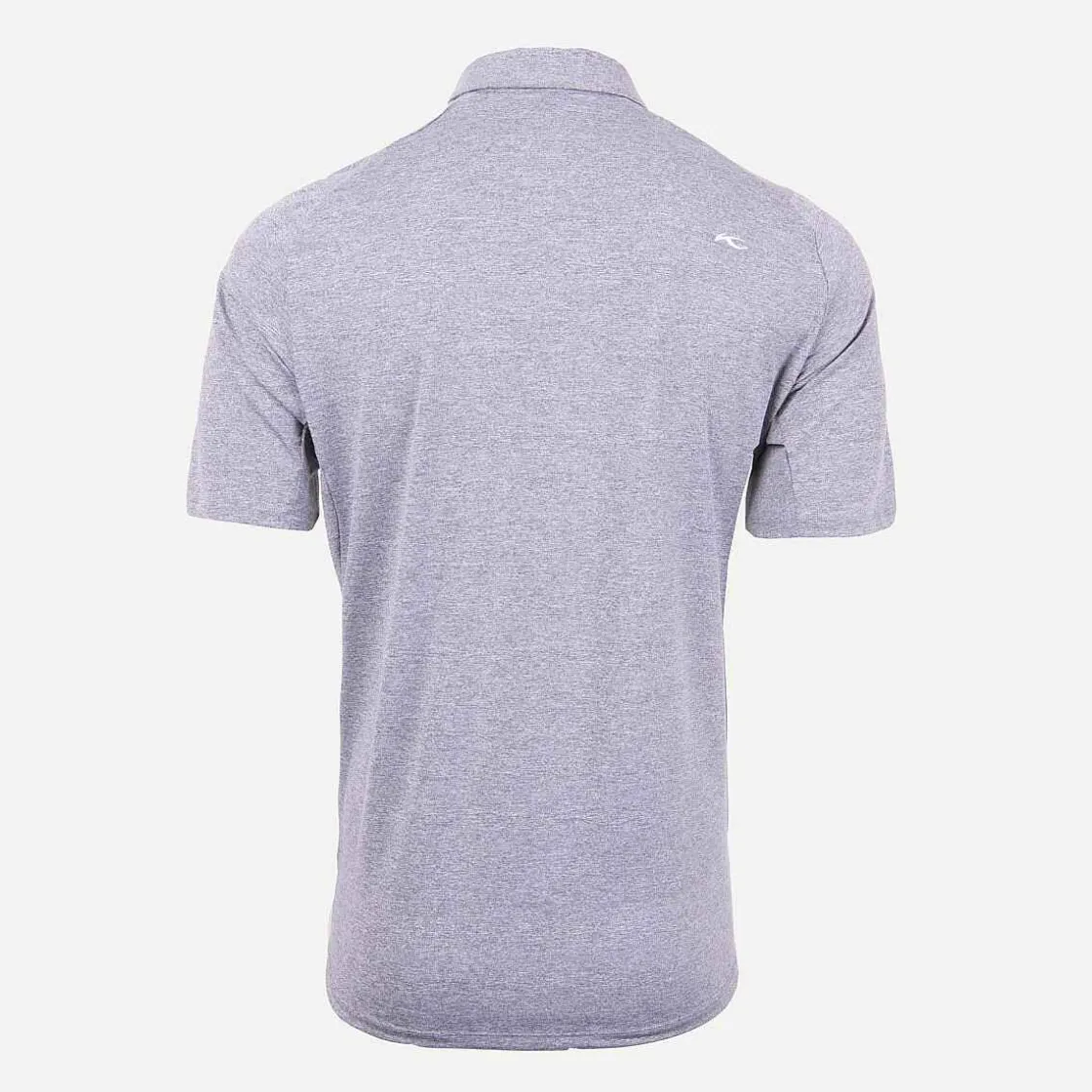 KJUS Men'S Soren Solid Polo S/S Steel Grey Melange Store