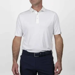 KJUS Men'S Soren Solid Polo S/S White Cheap