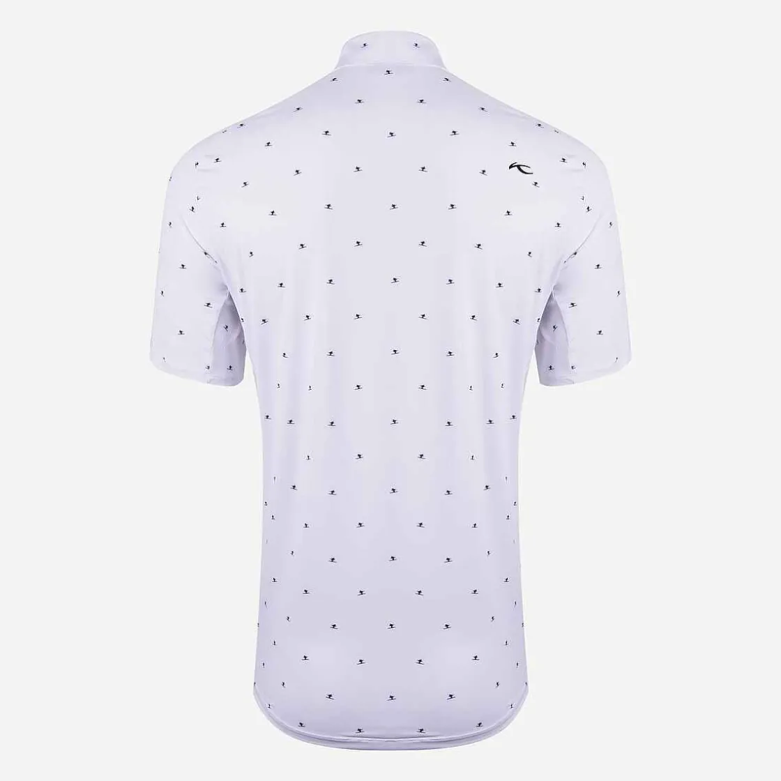 KJUS Men'S Sotto Polo S/S White/Atlanta Blue Online