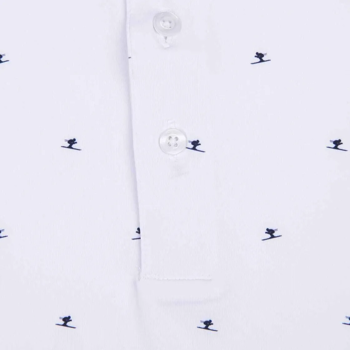 KJUS Men'S Sotto Polo S/S White/Atlanta Blue Online