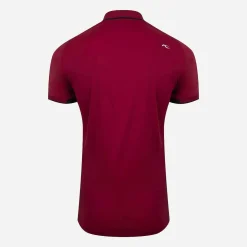 KJUS Men'S Spot Printed Polo S/S Cardinal/Atlanta Blue Best