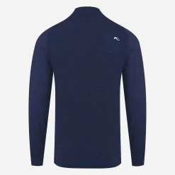 KJUS Men'S Therma Yarn Half-Zip Atlanta Blue Best