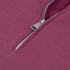 KJUS Women'S Avery Midlayer Half-Zip Red Plum Hot