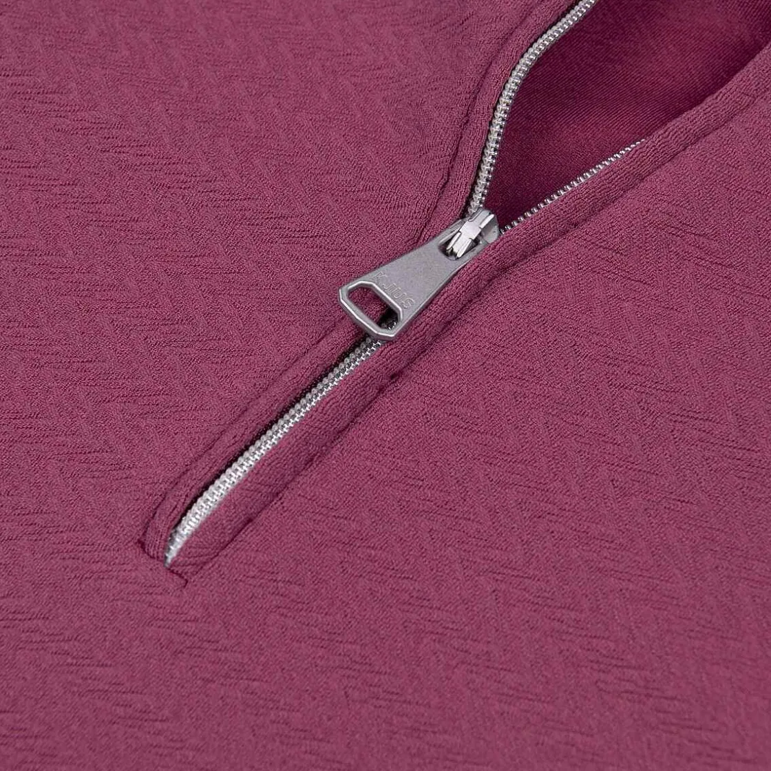 KJUS Women'S Avery Midlayer Half-Zip Red Plum Hot