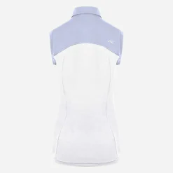 KJUS Women'S Callie Polo S/L White/Crystal Blue Best