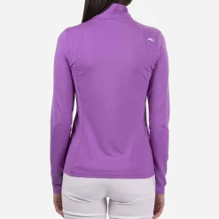 KJUS Women'S Collagen Midlayer Half-Zip Foxglove Clearance