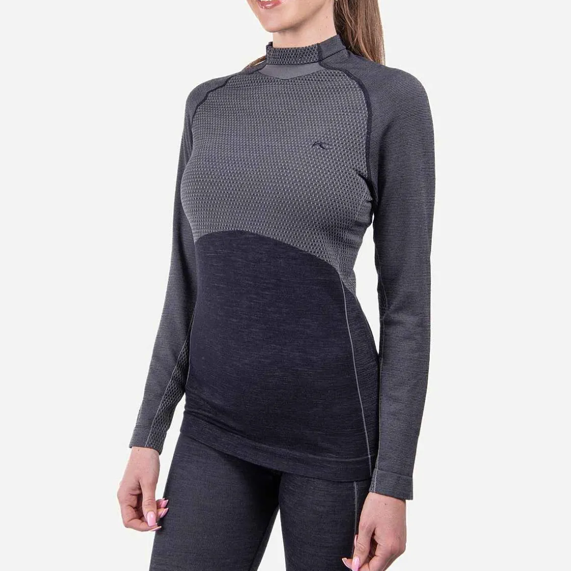 KJUS Women'S Freelite Baselayer L/S Deep Space/Steel Grey Sale