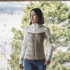 KJUS Women'S Mundin Midlayer Jacket Almond/Ivory Cheap