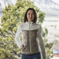 KJUS Women'S Mundin Midlayer Jacket Almond/Ivory Cheap