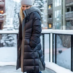 KJUS Women'S Oslo Coat Deep Space/Steel Grey Melange Hot