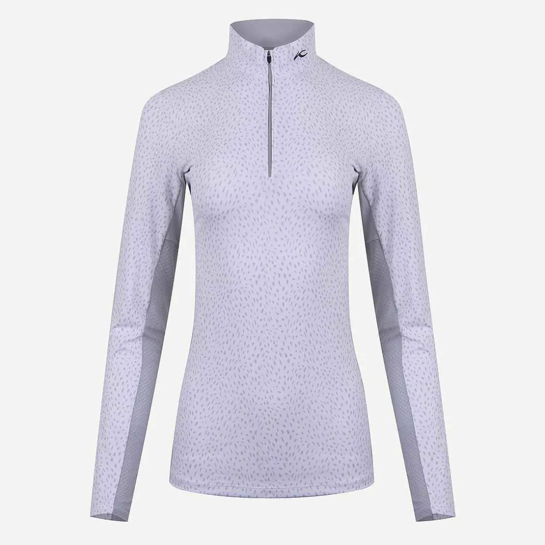 KJUS Women'S Sunshine Printed Half-Zip White/Alloy Shop