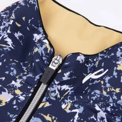 KJUS Women'S Sunshine Printed Jacket Flax Yellow/Atlanta Blue Discount